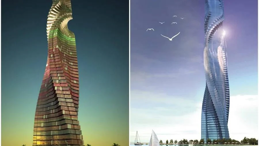 Cómo funcionaría la rotación de los apartamentos en la Dynamic Tower