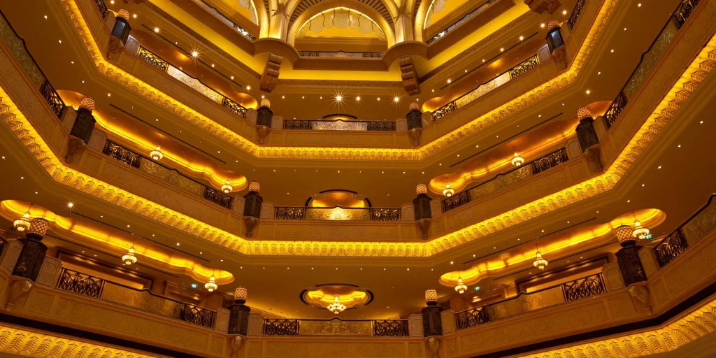 Dormir entre piedras preciosas: el valor de una noche en Emirates Palace 