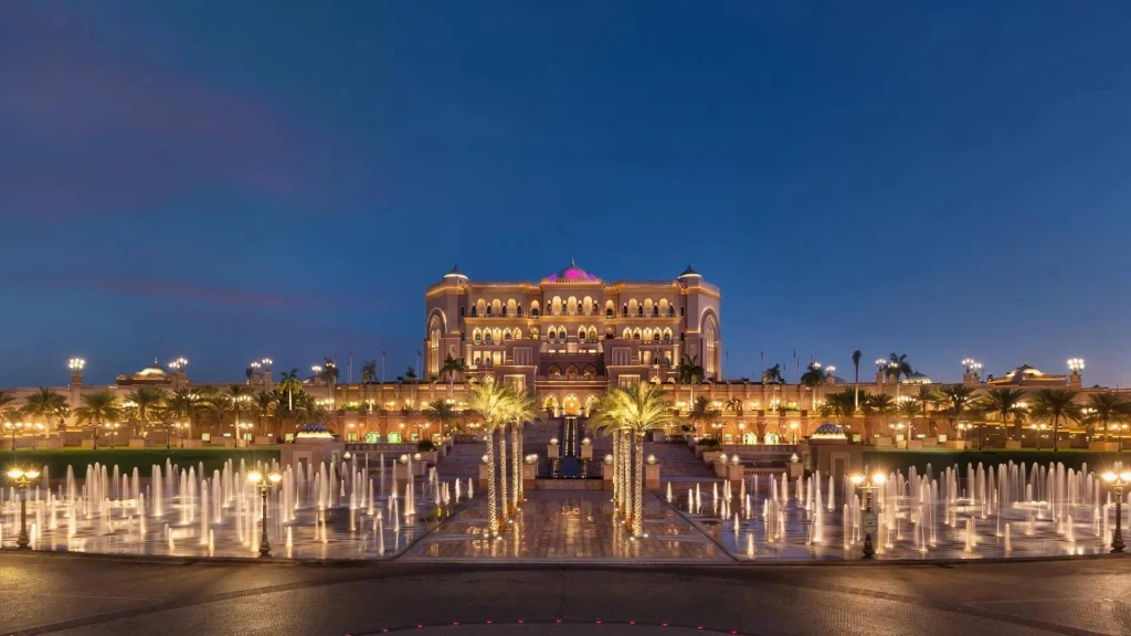 El Emirates Palace, otro de los más costosos de Emiratos Árabes