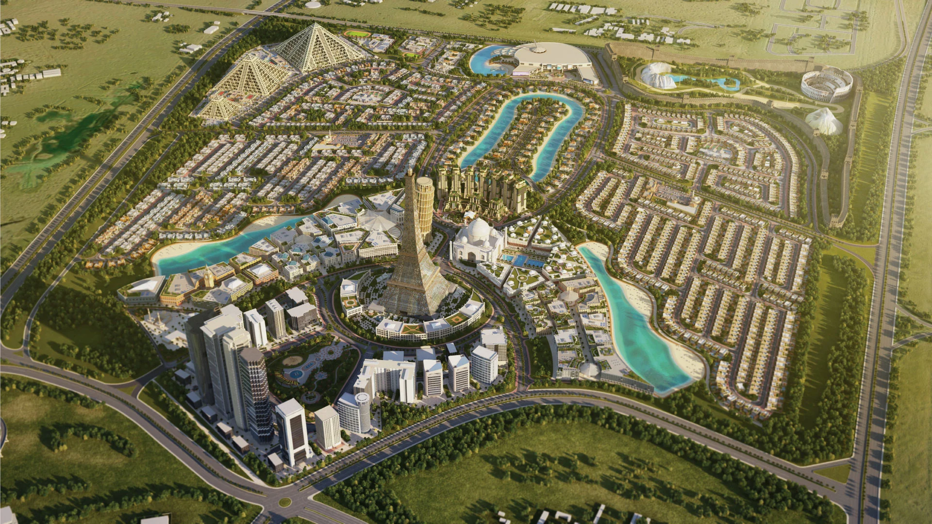Falcon City of Wonders: Invierta en la visión más audaz de Dubái
