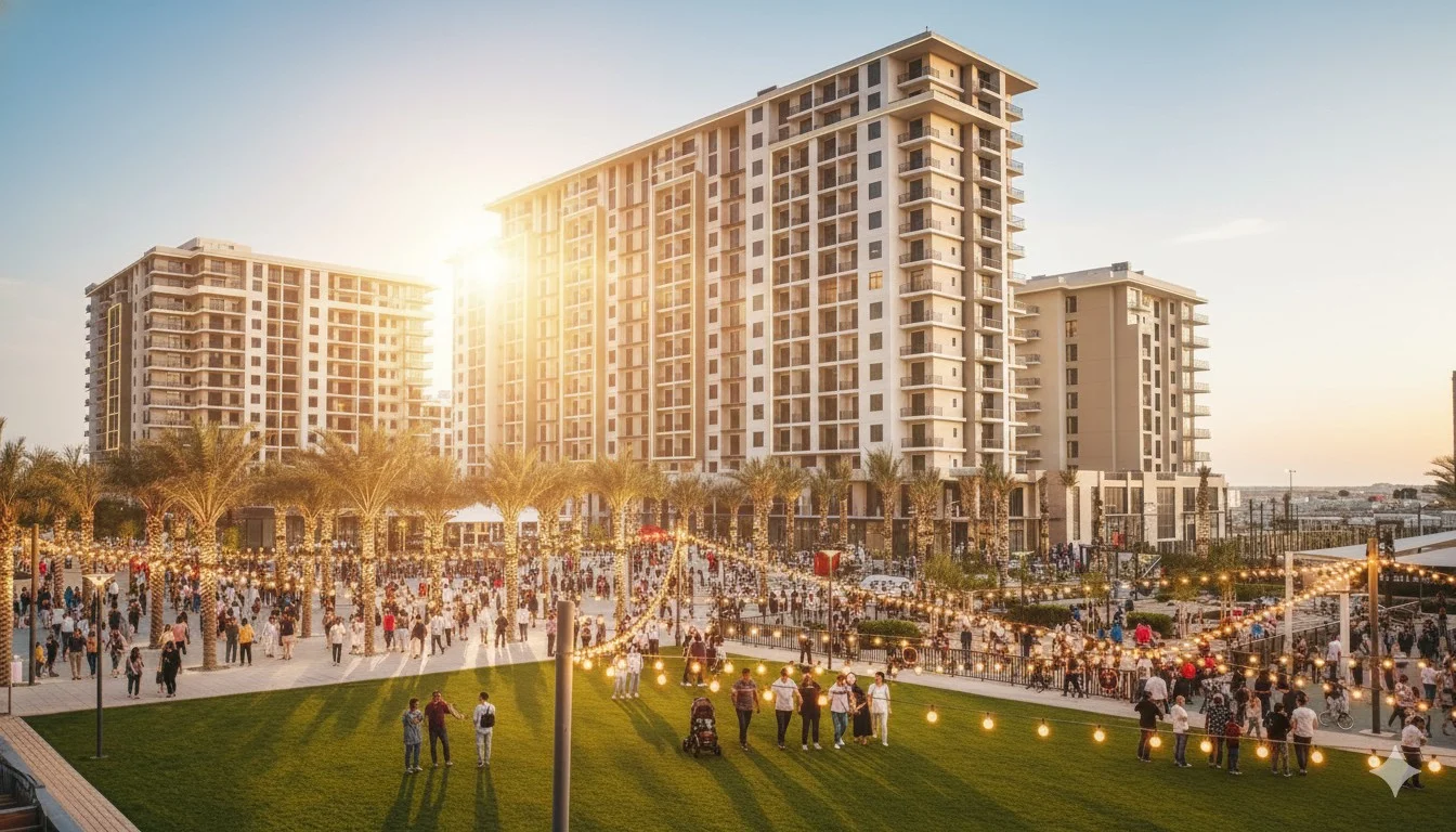 Town Square Dubai: micro ciudad de 3 millones de m², retail premium y comercio garantizado para portafolios modernos
