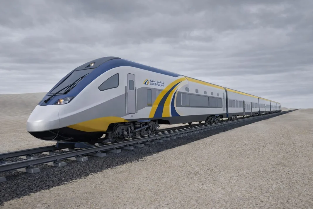 El tren Etihad Rail conectará Dubai y Abu Dabi en 2026 con 36,5 millones de pasajeros al año y 11 ciudades El tren Etihad Rail conectará Dubai y Abu Dabi en 2026 con 36,5 millones de pasajeros al año y 11 ciudades